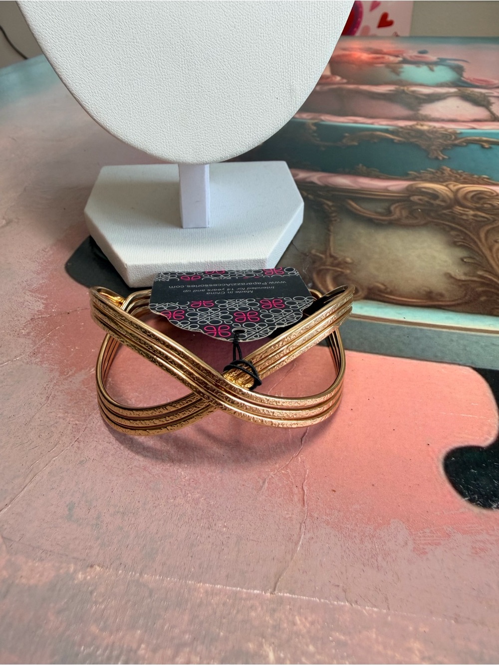 Gold tone bracelet NWT!